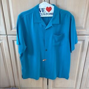 Tommy Bahama Blue Casual Button Down Shirt